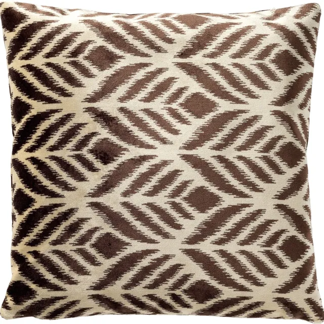 Hoii ALEXA | sierkussen 45x45 cm | Chocolate Martini | bruin | Hoii | met duurzame kussenvulling Donkerbruin