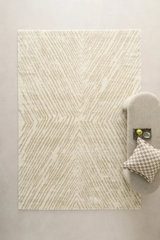 NOUS Living Horizon vloerkleed crème/zand, foto 2
