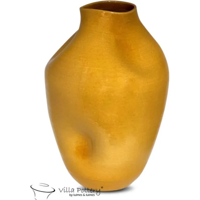 Irishflowers Vaas - Villa Pottery - Decoratie - Woondecoratie - Keramiek - Campari 1_2 Yellow Geel