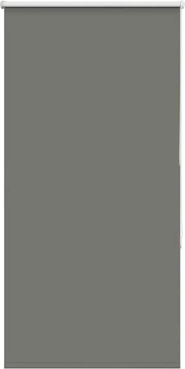 vidaXL Rolgordijn - verduisterend - 85x150cm - stofbreedte - 80,7 - cm - polyester grijs