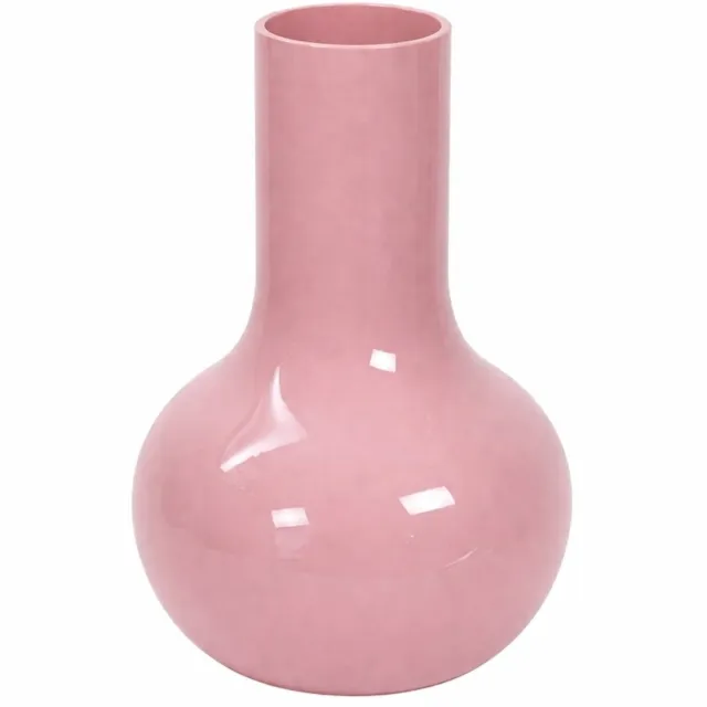 Vase The World Vaas Seim | Small | Pink - Roze | Mondgeblazen glas | Ø25,5 x H37 cm