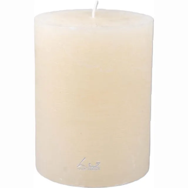 LUZ Rasteli Luz Your Senses Stomp Kaars Wit-Aspergewit D 10 cm H 13 cm