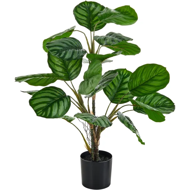 Beliani CALATHEA - Kunstplant - Groen - 78 cm - Synthetisch materiaal