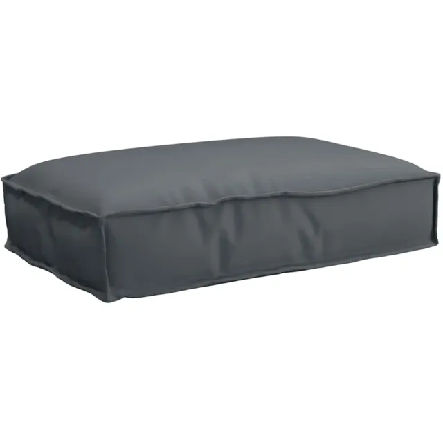 vidaXL Kussen Oxford Stof Antraciet 60 x 40 x 8 cm Anthraciet