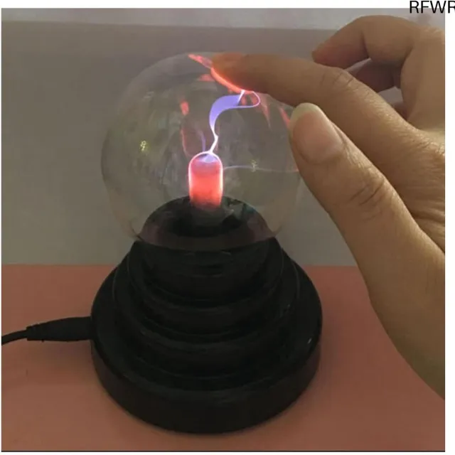 RFWR Plasmalamp met Aanraakgevoelige Functie - Decoratieve 3 Inch Lamp voor Slaapkamer en Kantoor Multicolor