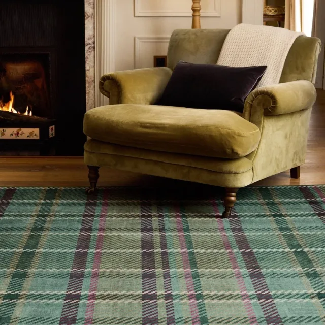 Phoenox Textiles Vloerkleed Isla Smaragdgroen - 160x230 - Wasbaar Gerecycled - Phoenox Textiles UK
