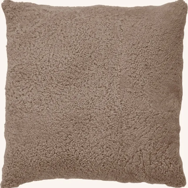 Sheepskin House Maxi Float kussen - Korte Wol - 90x90 cm Taupe