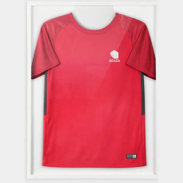 Acaza Wissellijst - Shirt inlijsten - 60x80 cm - Hout - Wit - 3D fotolijst - Wissellijst Voetbalshirt - Voetbal - Basket - Wielershirt