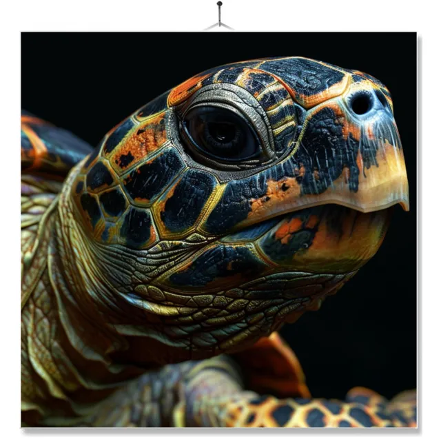 MC Living Tegel Met Opdruk | Geschenk | Dier | Closeup | Schildpad Ontwerp 2