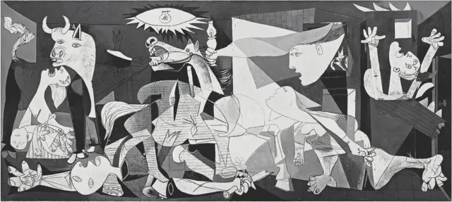 PGM Kunstdruk Pablo Picasso - Guernica 100x50cm Divers