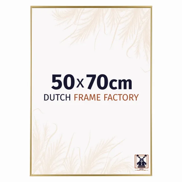 Dutch Frame Factory Fotolijst 50x70 cm - Kunststof - Goud - Easy