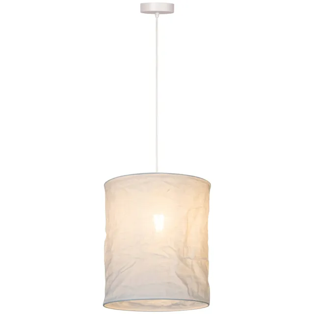 Lucide TISSAJA - Hanglamp - Ø 30 cm - 1xE27 - Wit | Essential