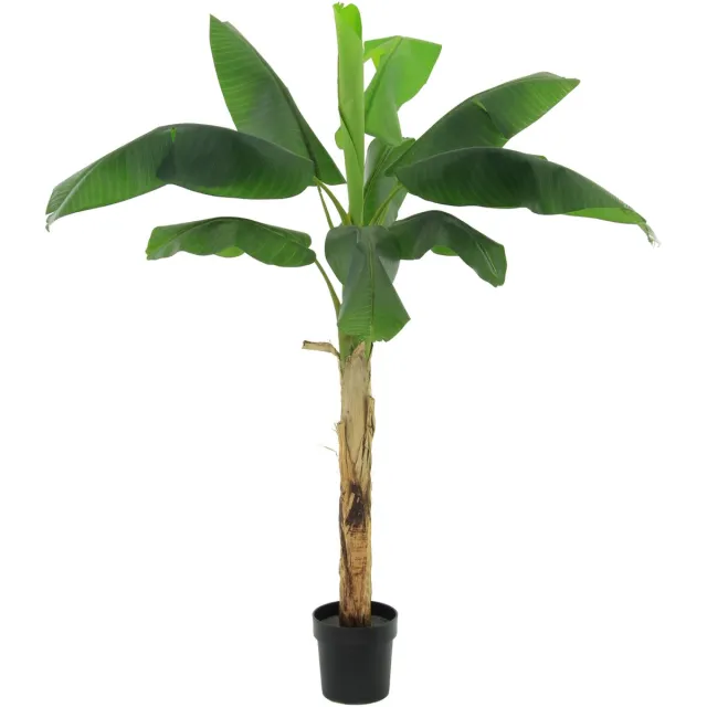 Florafy Kunstplant Bananenplant 180cm - Kunstplanten voor binnen - Onderhoudsvrij Groen