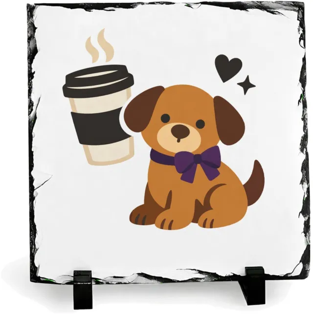 Mr Cadeautjes Leisteen vierkant 19,5 x 19,5 - design Cadeauprint rond een alledaagse luxe met een minimalistische | cadeau Wit