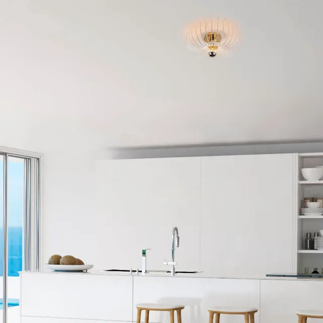 Asir Group Aspendos Kroonluchter | METALEN BEHUIZING | Wit - Asir Group - Plafondlampen - Wit - Metaal - Plafondlampen