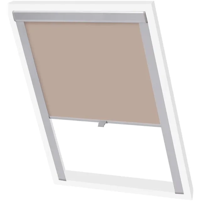 vidaXL Rolgordijn verduisterend beige MK08 GGL en GGU