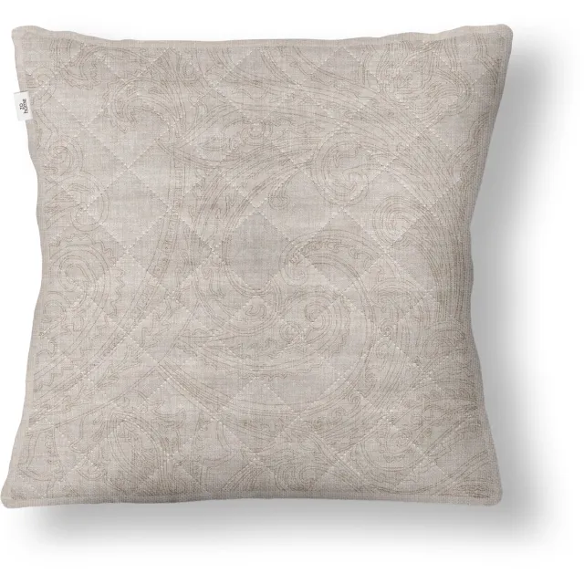 Zo! Home Zo Home Sierkussen Paisley di Lino - sandy beige 50x50cm