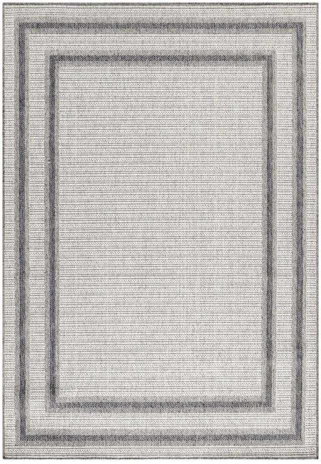 Dutch XXL Buitenkleed | Aruba | Kader | Crème | 80x250 cm | Buitentapijt | Tuintapijt
