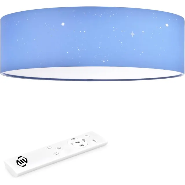 Equivera Plafonaire Lamp - Lamp - Plafond Lamp - Plafonnaire Lamp - Plafondlamp ‎Lichtblauw