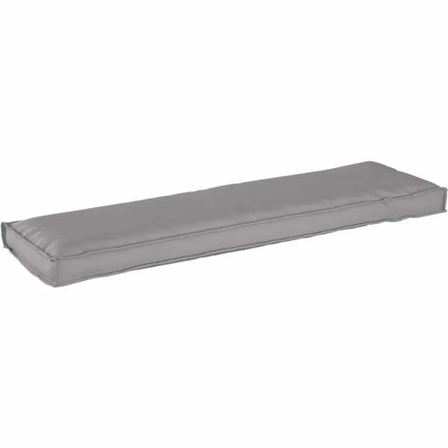 vidaXL Kussen Oxford Stof Grijs 140 x 40 x 8 cm