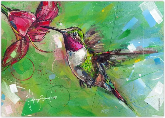Passionforart.eu Kolibri - Poster - 40 x 30 cm Full colour