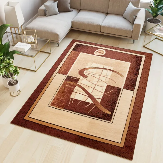 Tapiso Atlas PP Vloerkleed Beige Woonkamer Klassiek Tapijt Maat- 250x350 Beige Bruin