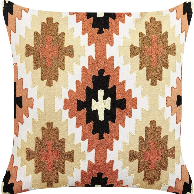 Beliani SERAMPORE - Sierkussen - Multicolor - 50 x 50 cm - Katoen Meerkleurig