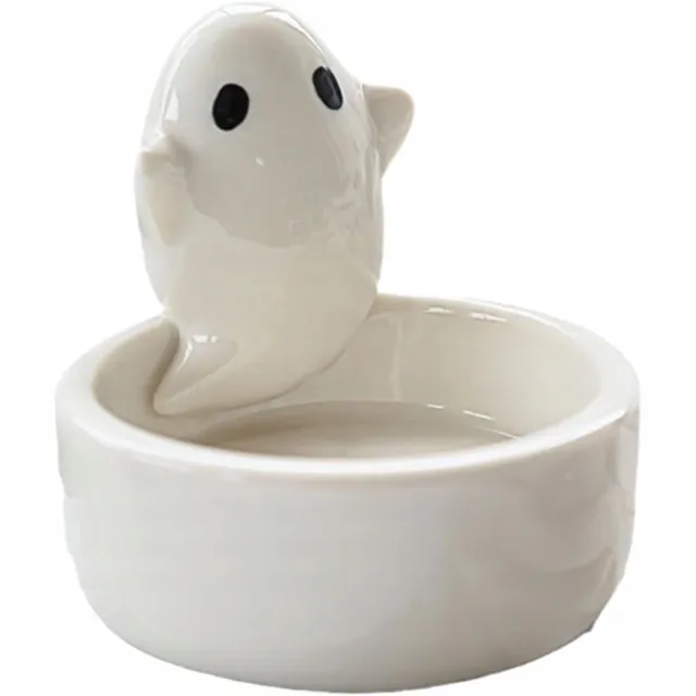 Vanillia Witte Halloween Geest Kaarshouder voor Theelichtjes White