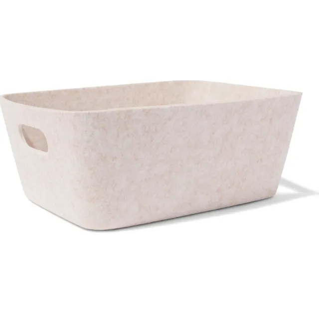HEMA Mand 33x14cm vilt beige