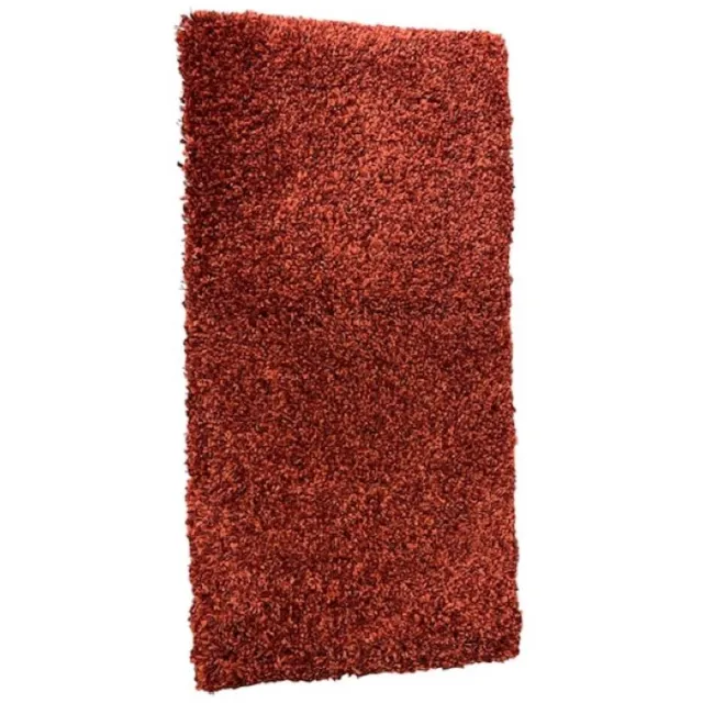 RAGOLLE Twilight Tapijt - Hoogpolig kleurvast tapijt - 65 cm x 130 cm - Type 1188 Terracotta