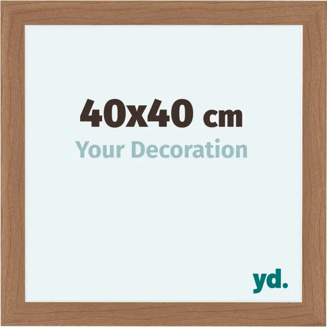 yd. Your Decoration - Fotolijst 40x40 cm - MDF - Notenhout Licht - Como