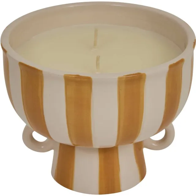 Atmosphera Créateur d'intérieur® Geurkaars Chéri, 310 g, in keramisch potje CHERI Jaune