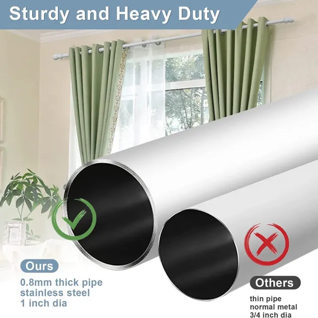Curtain rod Gordijnroede - Woonkamer Slaapkamer - Gordijnen - Curtain rod