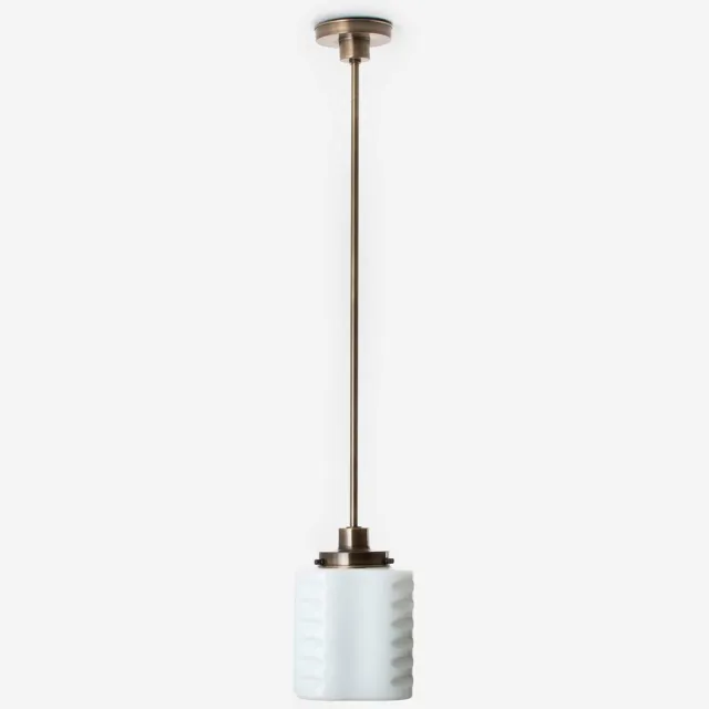 Coloured by Art Hanglamp De Klerk 20's Brons - Art Deco Trade