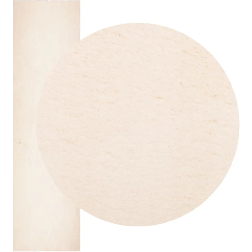 vidaXL Medium pile zachte en wasbare tapijt HUARTE Beige 80 x 750 cm