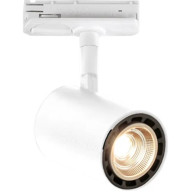 Fantasia Nysit opbouwrail wit, monofasige railverlichting voor GU10-spots naar keuze, IP20, 220V, spot niet inbegrepen