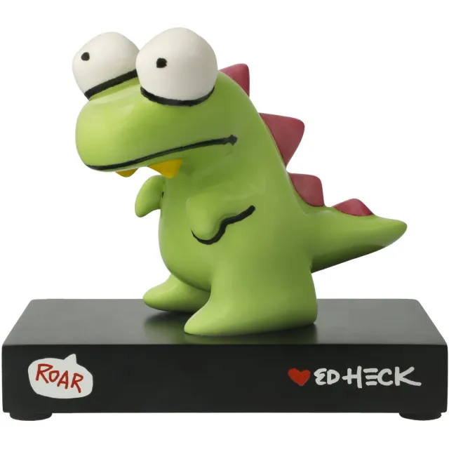 Goebel Ed Heck | Decoratief beeld Roar | Porselein - dino - 16cm