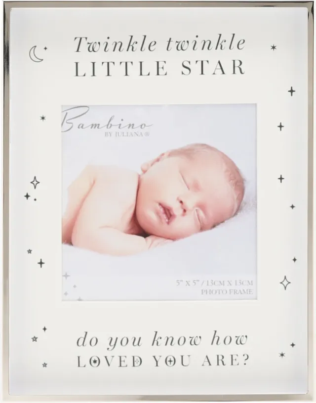 Bambino by Juliana Fotolijst - Twinkle Twinkle Little Star Zilver