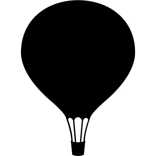 Ambiance Sticker Schoolbordsticker - uitwisbare zelfklevende muurstickers - BALLON - 85x60cm Multi color