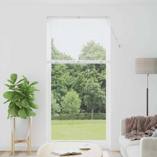 vidaXL Venetiaanse jaloezie Wit 220 x 100 cm 25 mm Aluminium