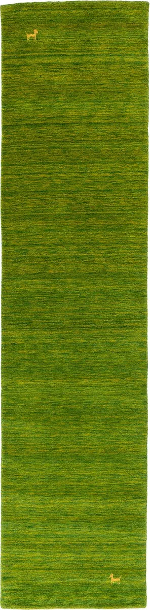 Pergamon Natuur vloerkleed loper Indo Nepal Gabbeh Shiva Groen