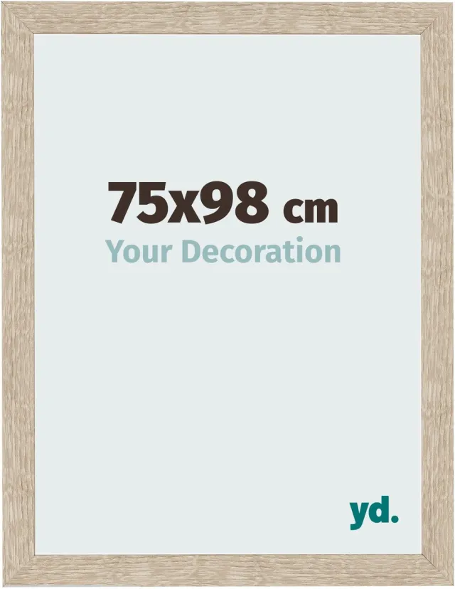 yd. Your Decoration - Fotolijst 75x98 cm - MDF - Sonoma Eiken - Bologna