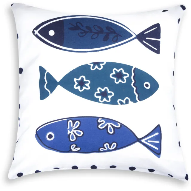 Excelsa Sierkussen Excelsa Ocean 45x45x16 cm Katoen Veelkleurig