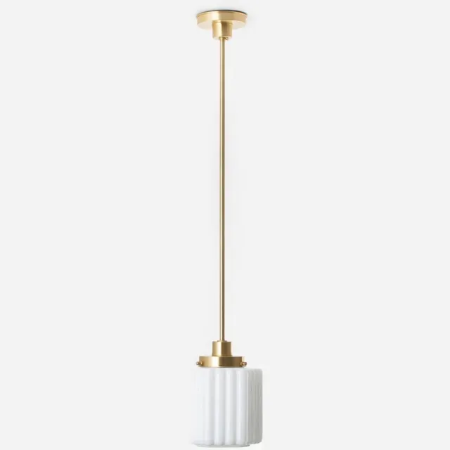 Coloured by Art Hanglamp Thalia 20's Messing - Art Deco Trade