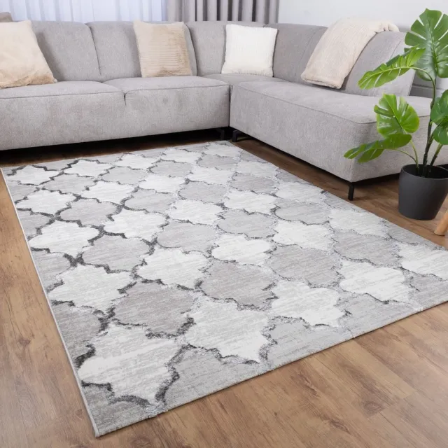 Koho Carpets Grijs Tapijt Laagpolig Vloerkleed Koho Marbella - 280x380cm- Modern - Woonkamer - Salon - Slaapkamer - Eetkamer