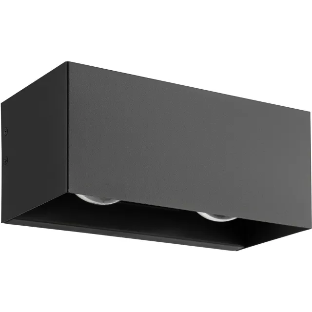 Eglo Lesmo Wandlamp Buiten - LED - 24 cm - Zwart