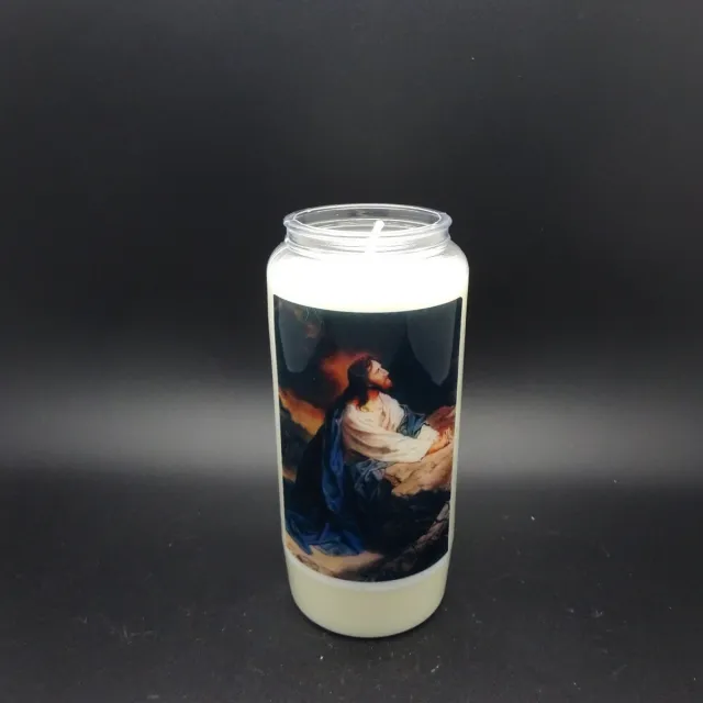 Partijhandel RODO Noveenkaars Heilige Man 011 - 6 dagen brander (5 stuks) wit