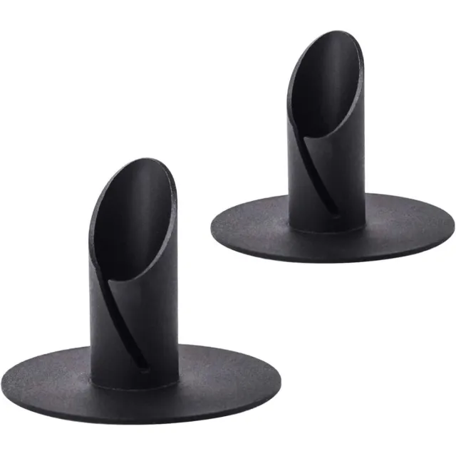 whiqutey Kaarsenhouder-Zwart-Metalen-Kandelaar-Modern-IJzeren-Kaarsenhouder-Tafel-Romantisch-Bruiloft-Verjaardag-Diner-Woning-Bar-Decoratief-2-Stuks-Zwart