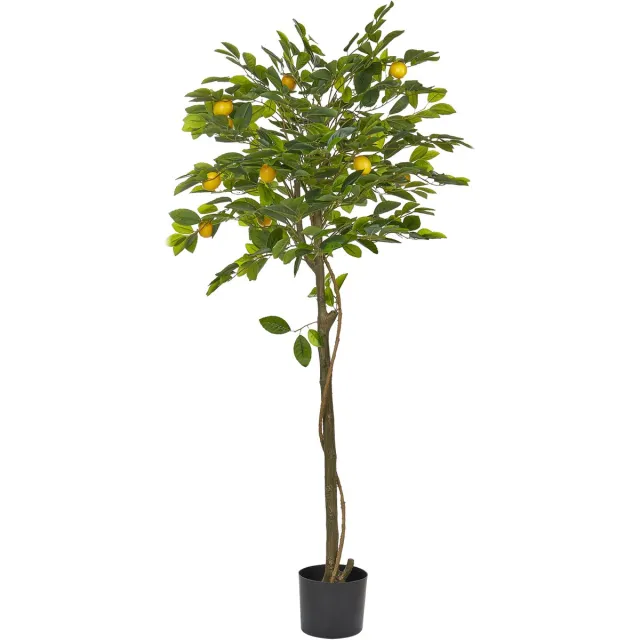 Beliani LEMON TREE - Kunstplant - Groen - 156 cm - Synthetisch materiaal
