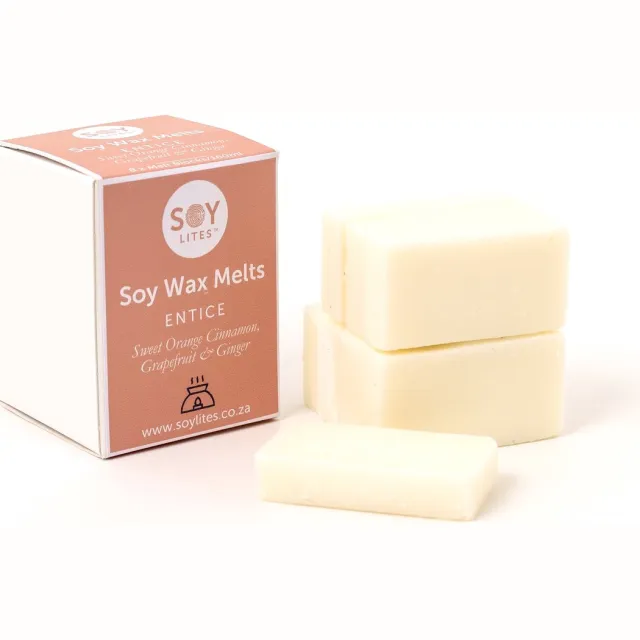 Soylites Soja Wax Melts Entice (8 stuks) gebroken wit